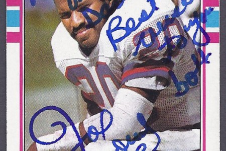 Goooo Giants…Autographed Joe Morris